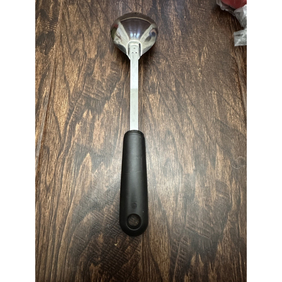 Vintage Smartliving Stainless Steel Serving Spoon Black Handle - Picture 3 of 4